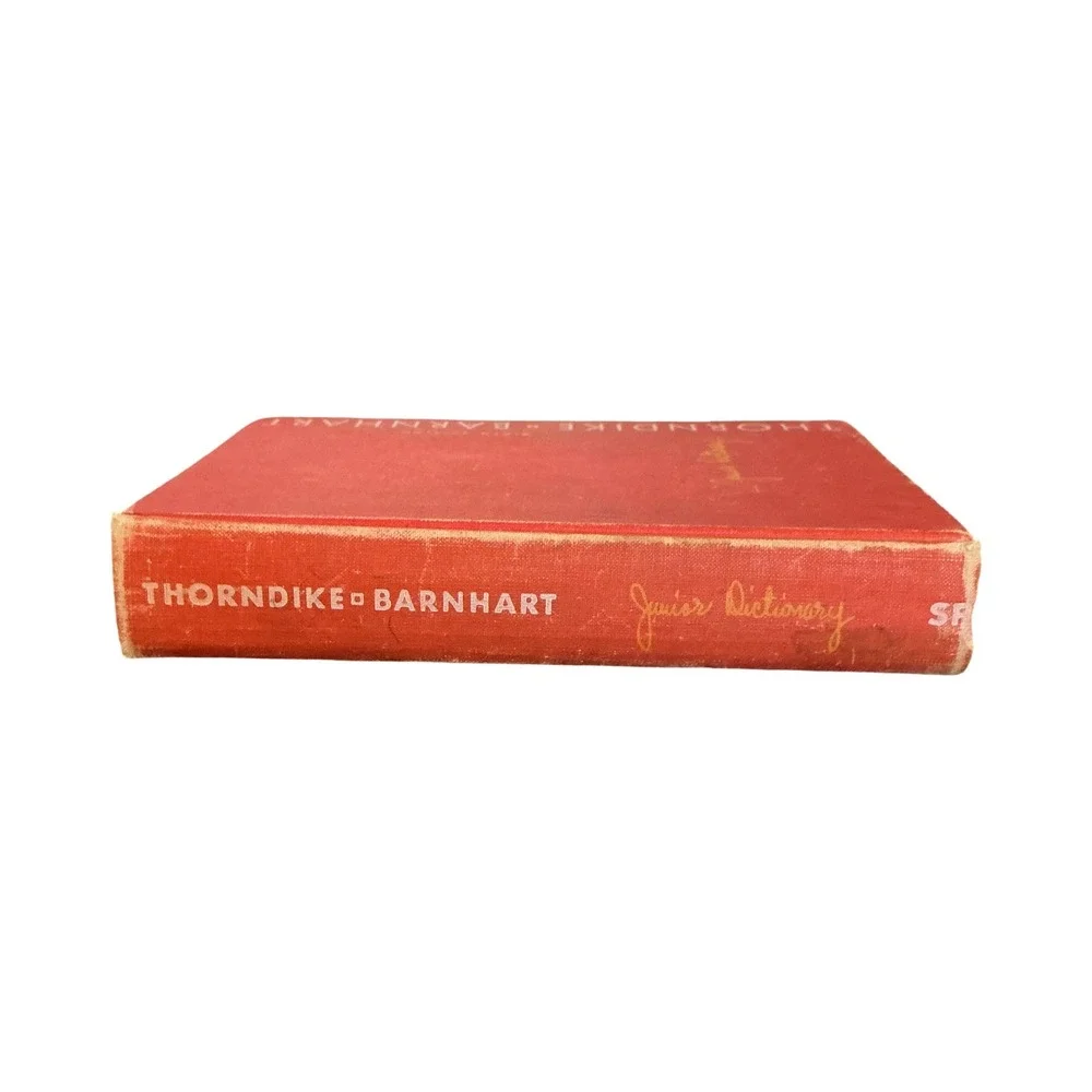 Thorndike Barnhart Junior Dictionary Sixth Edition 1965 Vintage Red Hardcover